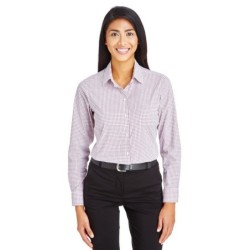 Buy Devon & Jones DG540W CrownLux Performance Ladies Micro Windowpane Woven Shirt | ApparelChoice.ca