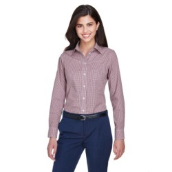 Buy Devon & Jones D640W Ladies Ladies Crown Collection Gingham Check Woven Shirt | ApparelChoice.ca