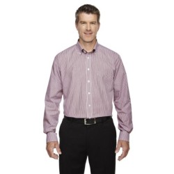 Buy Devon & Jones D645 Men's Crown Collection Banker Stripe Woven Shirt | ApparelChoice.ca