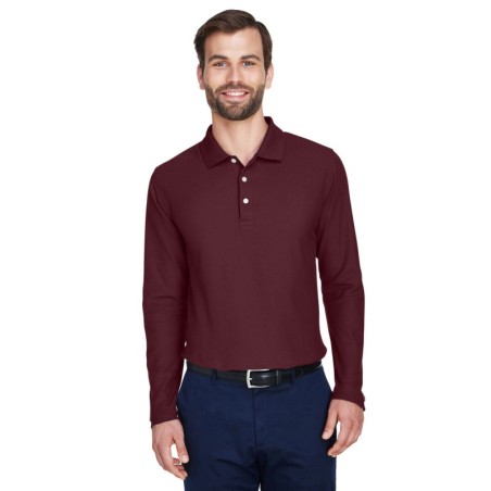 Buy Devon & Jones DG170 Men's DRYTEC20 Performance Long-Sleeve Polo | ApparelChoice.ca