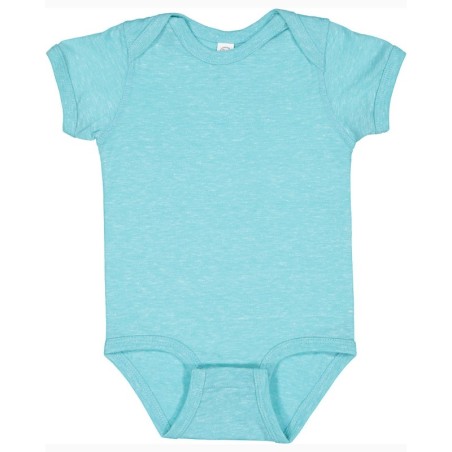 Buy Rabbit Skins 4491 Infant Harborside Melange Jersey Bodysuit | ApparelChoice.ca