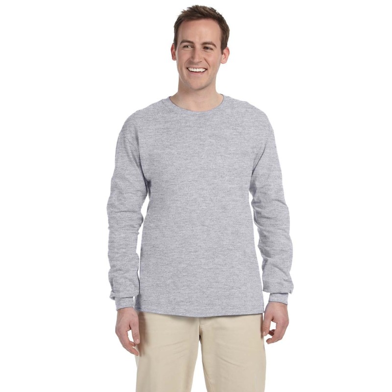 Buy Fruit of the Loom 4930 Adult HD Cotton Long-Sleeve T-Shirt | ApparelChoice.ca