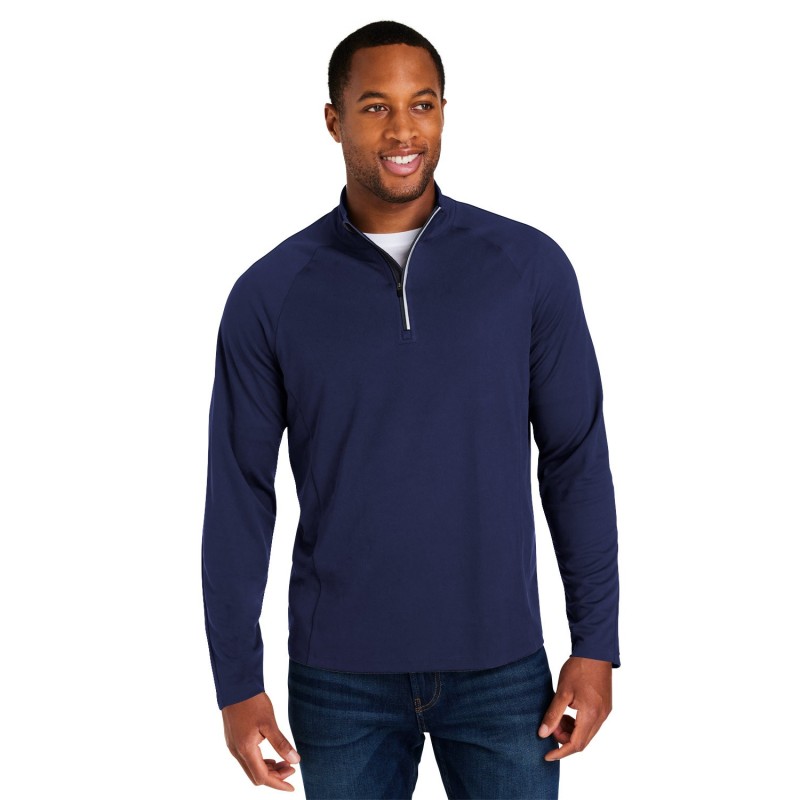 Buy Core365 CE418 Men's Origin Performance Pique Quarter-Zip | ApparelChoice.ca