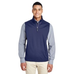 Buy Core365 CE709 Men's Techno Lite Three-Layer Knit Tech-Shell Quarter-Zip Vest | ApparelChoice.ca