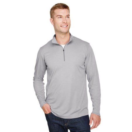 Buy Team 365 TT31H Men's Zone Sonic Heather Performance Quarter-Zip | ApparelChoice.ca