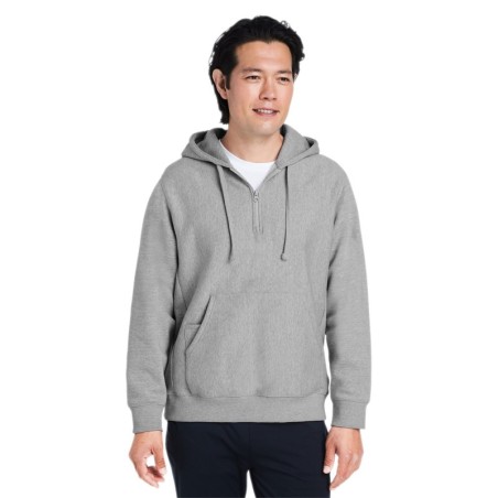 Buy Team 365 TT97 Unisex Zone HydroSport Heavyweight Quarter-Zip Hooded Sweatshirt | ApparelChoice.ca