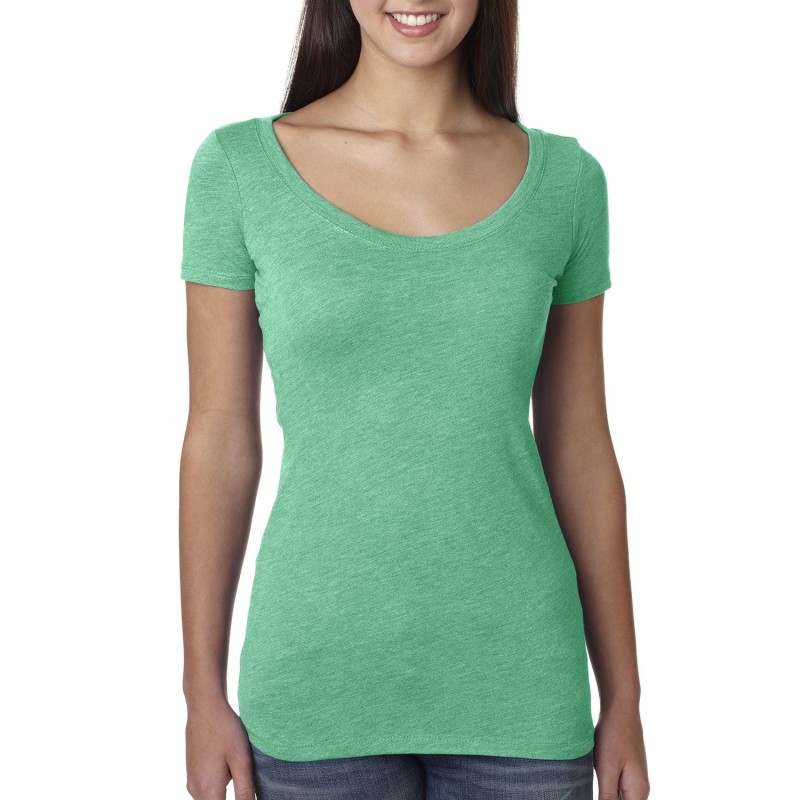 Buy Next Level Apparel 6730 Ladies Triblend Scoop | ApparelChoice.ca