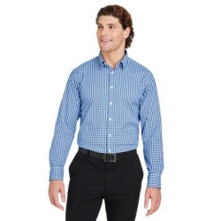 Buy Devon & Jones DG536 Crownlux Performance Men's Gingham Shirt | ApparelChoice.ca