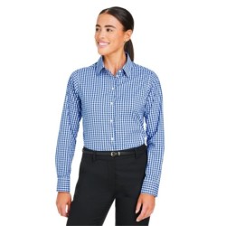 Buy Devon & Jones DG536W Crownlux Performance Ladies Gingham Shirt | ApparelChoice.ca