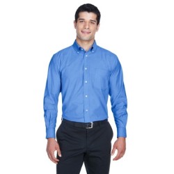 Buy Harriton M600 Men's Long-Sleeve Oxford with Stain-Release | ApparelChoice.ca