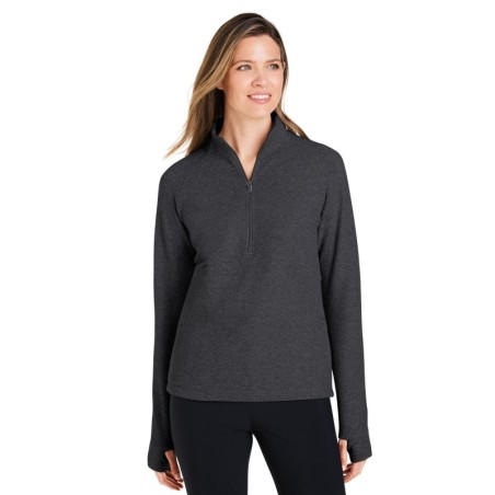 Buy North End NE725W Ladies Spirit Textured Quarter-Zip | ApparelChoice.ca