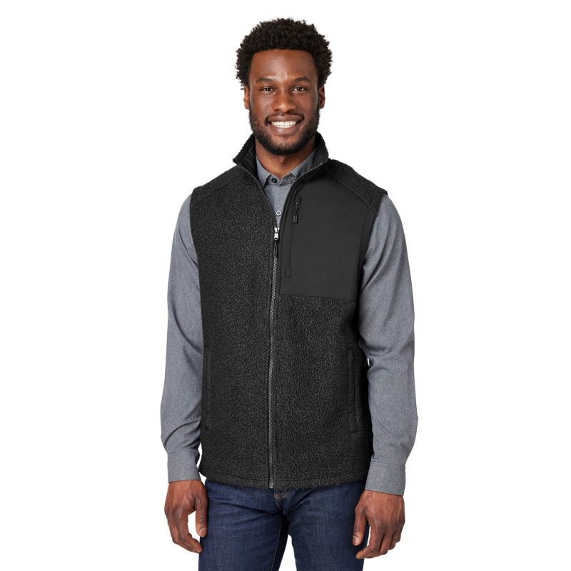 Buy North End NE714 Men's Aura Sweater Fleece Vest | ApparelChoice.ca
