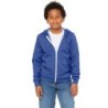 Buy Bella + Canvas 3739Y Youth Sponge Fleece Full-Zip Hooded Sweatshirt | ApparelChoice.ca