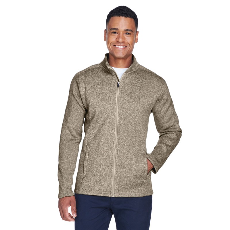 Buy Devon & Jones DG793 Men's Bristol Full-Zip Sweater Fleece Jacket | ApparelChoice.ca