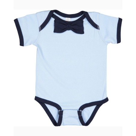 Buy Rabbit Skins RS4407 Infant Baby Rib Bow Tie Bodysuit | ApparelChoice.ca