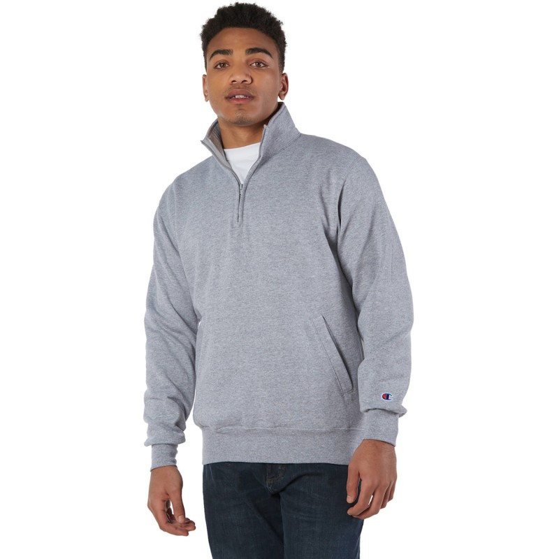 Buy Champion S400 Adult Powerblend Quarter-Zip Pullover | ApparelChoice.ca