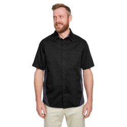 Buy Harriton M586 Men's Flash IL Colorblock Short Sleeve Shirt | ApparelChoice.ca