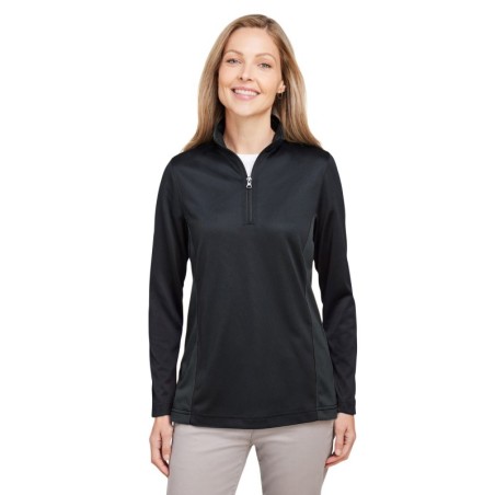 Buy Harriton M786W Ladies Flash Snag Protection Plus IL Colorblock Quarter-Zip | ApparelChoice.ca