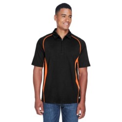 Buy North End 88657 Men's Serac UTK cool-logik Performance Zippered Polo | ApparelChoice.ca