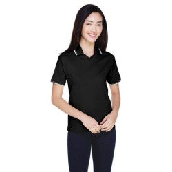 Buy Devon & Jones D140W Ladies Tipped Perfect Pima Interlock Polo | ApparelChoice.ca