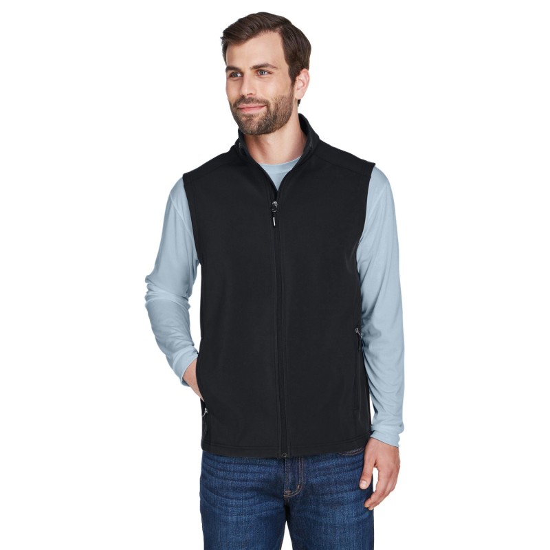 Buy Core365 CE701 Men's Cruise Two-Layer Fleece Bonded Soft Shell Vest | ApparelChoice.ca