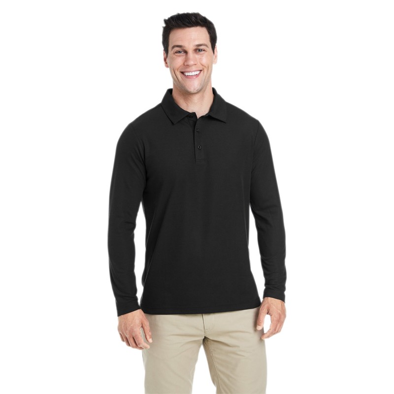 Buy Core365 CE112L Men's Fusion ChromaSoft Long-Sleeve Pique Polo | ApparelChoice.ca