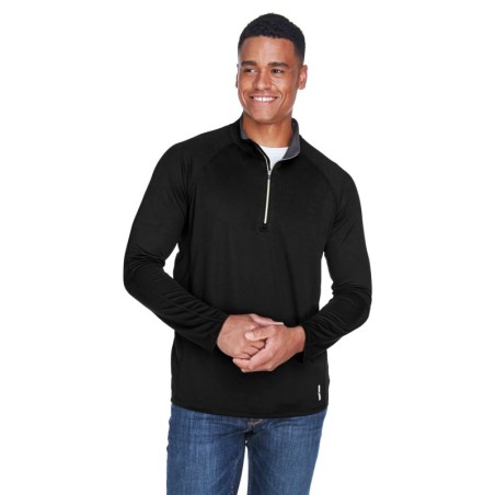 Buy North End 88187 Men's Radar Quarter-Zip Performance Long-Sleeve Top | ApparelChoice.ca