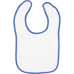 Buy Rabbit Skins 1003 Infant Contrast Trim Terry Bib | ApparelChoice.ca