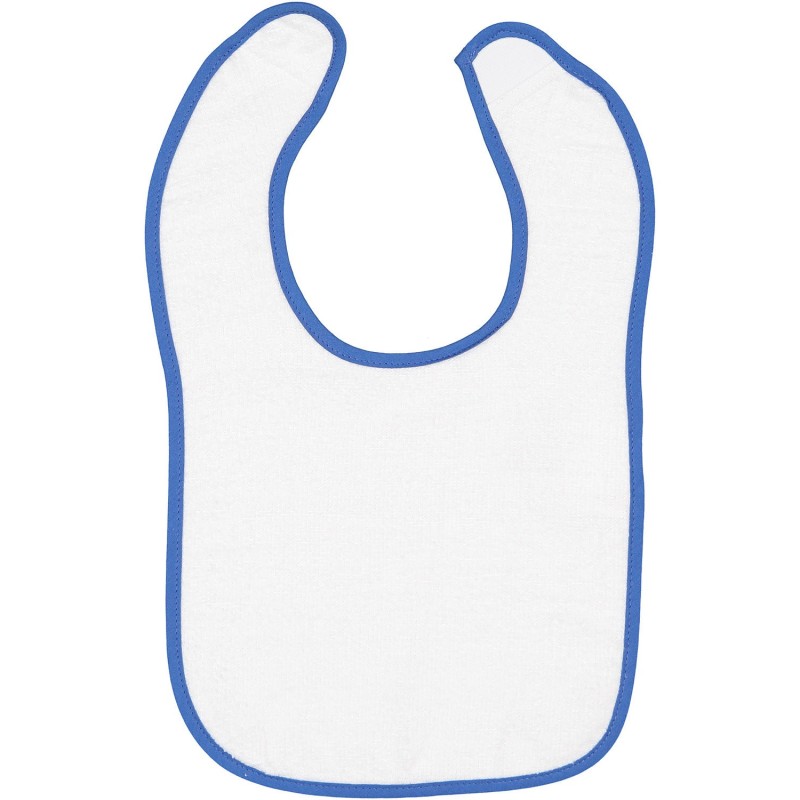 Buy Rabbit Skins 1003 Infant Contrast Trim Terry Bib | ApparelChoice.ca