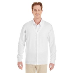Buy Harriton M425 Men's Pilbloc V-Neck Button Cardigan Sweater | ApparelChoice.ca