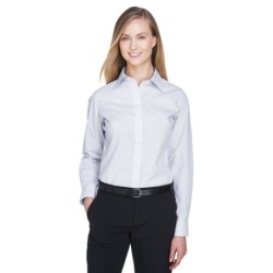 Buy Devon & Jones DG510W Ladies Crown Collection Micro Tattersall Woven Shirt | ApparelChoice.ca
