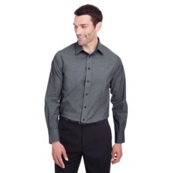 Buy Devon & Jones DG562 Men's Crown Collection Stretch Pinpoint Chambray Woven Shirt | ApparelChoice.ca