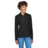 Buy Devon & Jones D110W Ladies Pima Pique Long-Sleeve Polo | ApparelChoice.ca