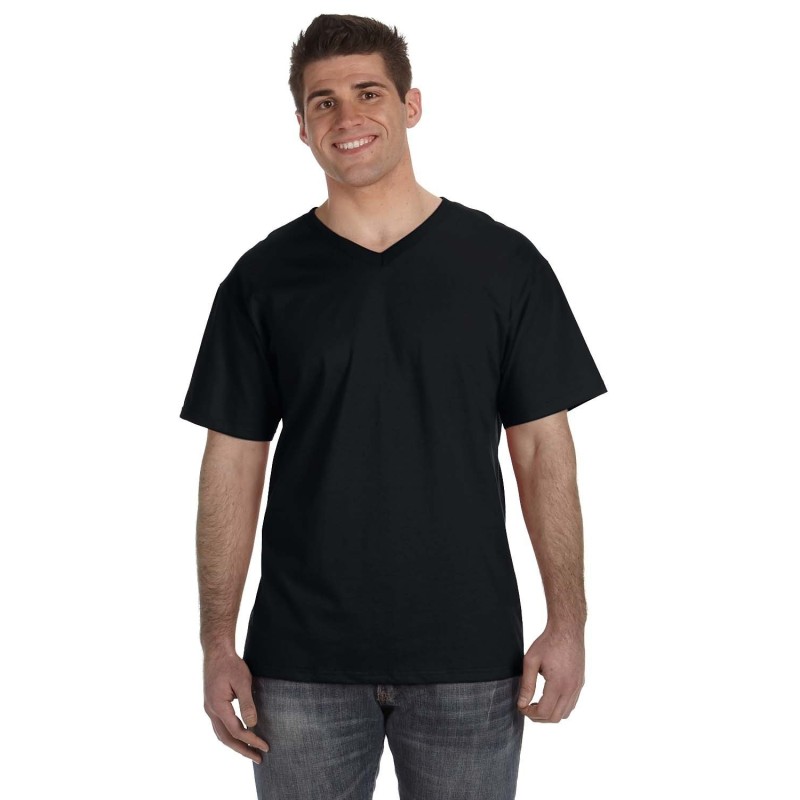 Buy Fruit of the Loom 39VR Adult HD Cotton V-Neck T-Shirt | ApparelChoice.ca