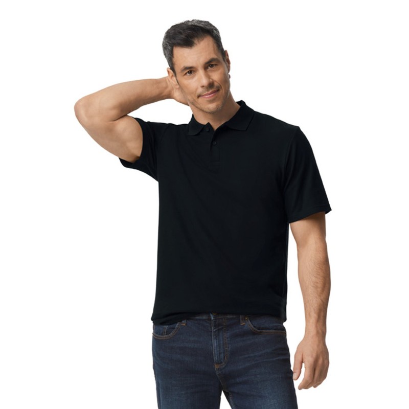 Buy Gildan G648 Men's Softstyle Double Pique Polo | ApparelChoice.ca