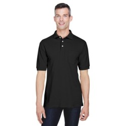Buy Harriton M265P Men's Easy Blend Polo with Pocket | ApparelChoice.ca