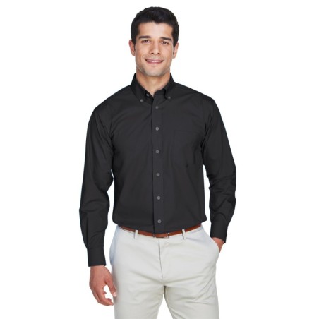 Buy Devon & Jones D620T Men's Crown Collection Tall Solid Broadcloth Woven Shirt | ApparelChoice.ca