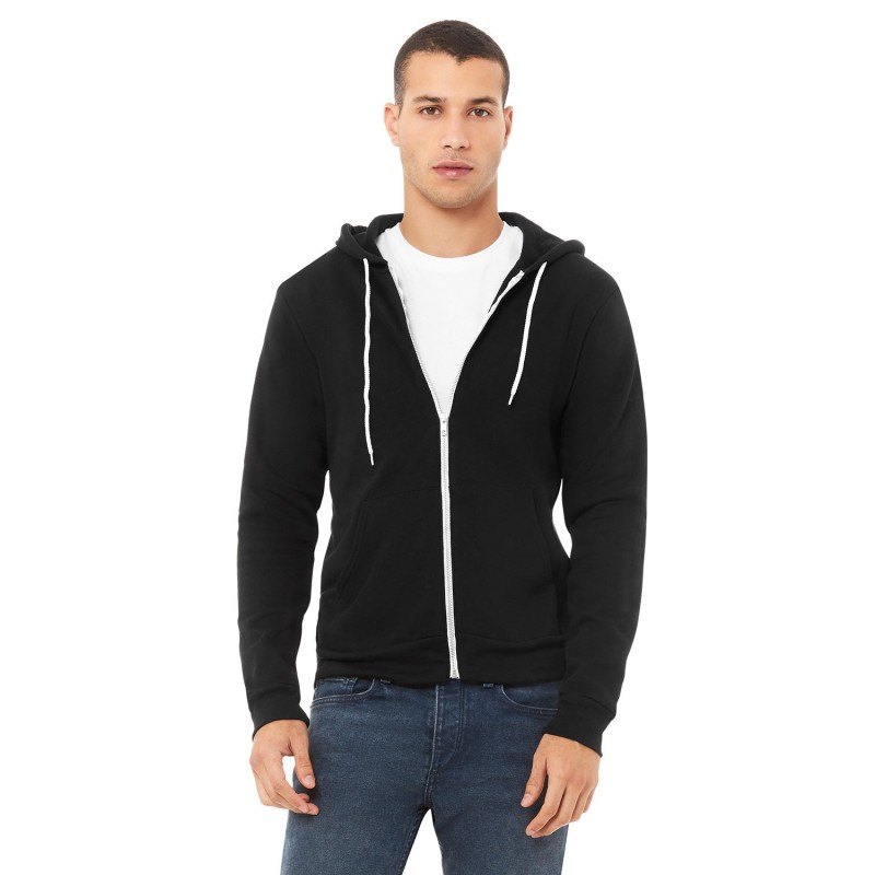 Buy Bella + Canvas 3739 Unisex Sponge Fleece Full-Zip Hooded Sweatshirt | ApparelChoice.ca