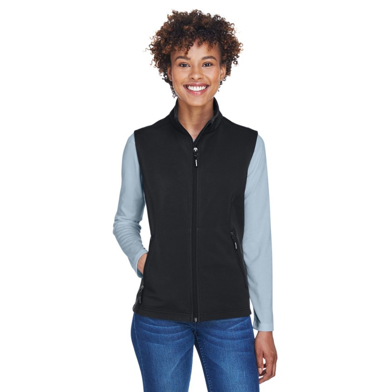 Buy Core365 CE701W Ladies Cruise Two-Layer Fleece Bonded Soft Shell Vest | ApparelChoice.ca