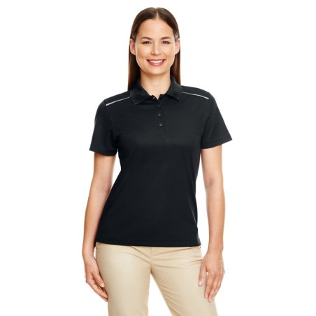 Buy Core365 78181R Ladies Radiant Performance Pique Polo with Reflective Piping | ApparelChoice.ca