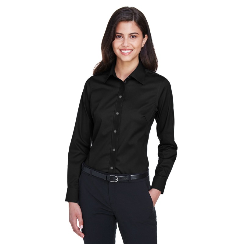 Buy Devon & Jones DG530W Ladies Crown Collection Solid Stretch Twill Woven Shirt | ApparelChoice.ca