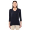 Buy Devon & Jones DP184W Ladies Perfect Fit Bracelet-Length V-Neck Top | ApparelChoice.ca