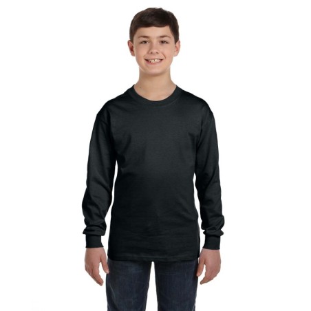 Buy Gildan G540B Youth Heavy Cotton Long-Sleeve T-Shirt | ApparelChoice.ca