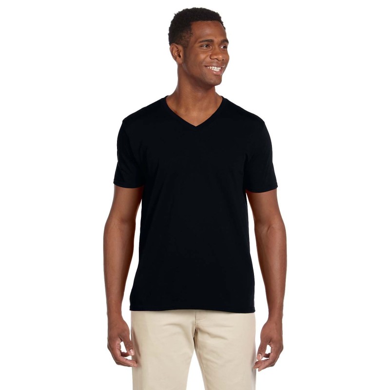Buy Gildan G64V Adult Softstyle V-Neck T-Shirt | ApparelChoice.ca