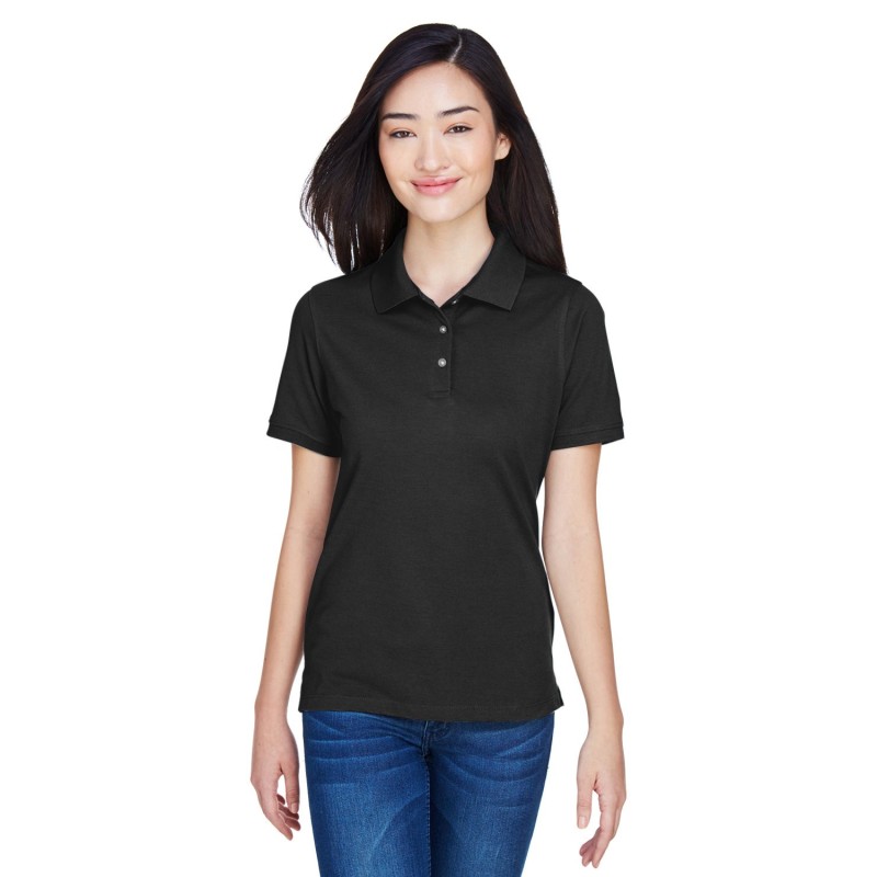 Buy Harriton M265W Ladies Easy Blend Polo | ApparelChoice.ca