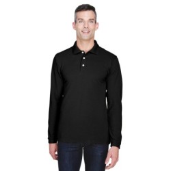 Buy Harriton M265L Men's Easy Blend Long-Sleeve Polo | ApparelChoice.ca