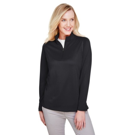 Buy Harriton M748W Ladies Advantage Snag Protection Plus Quarter-Zip | ApparelChoice.ca