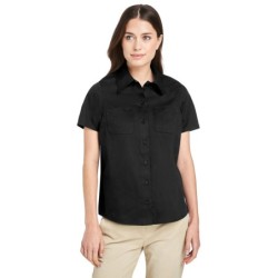 Buy Harriton M585W Ladies Advantage IL Short-Sleeve Work Shirt | ApparelChoice.ca