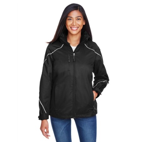 Buy North End 78196 Ladies Angle 3-in-1 Jacket with Bonded Fleece Liner | ApparelChoice.ca