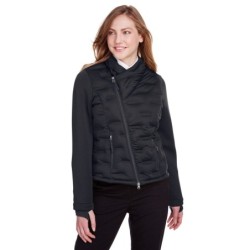 Buy North End NE710W Ladies Loft Pioneer Hybrid Bomber Jacket | ApparelChoice.ca